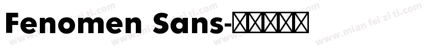 Fenomen Sans字体转换
